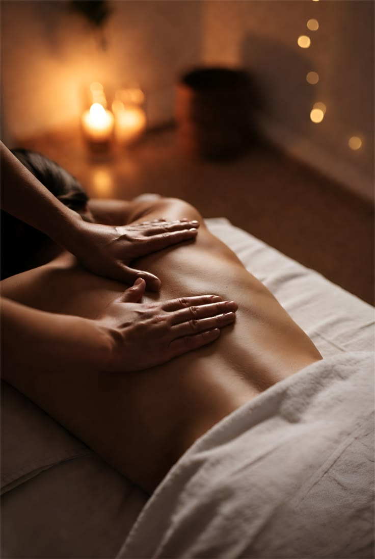 Deep tissue shoulder massage